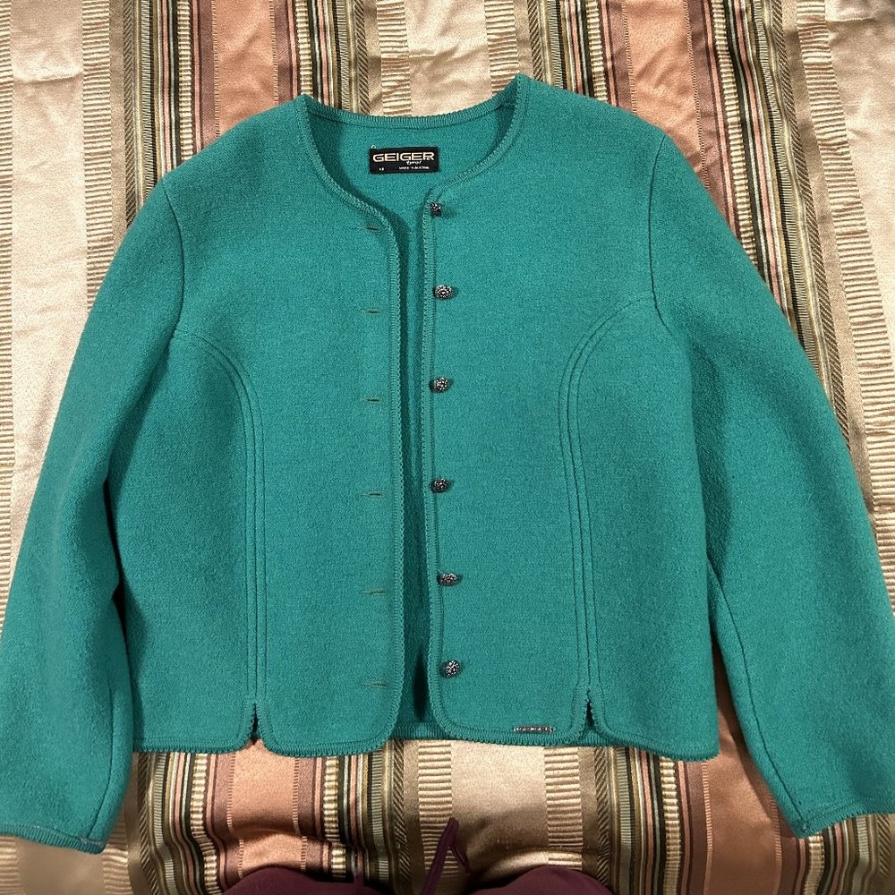 Vintage Geiger Boiled Wool jacket from Austria (womens)